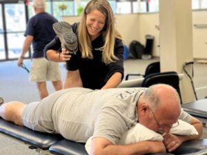 Orthopedic Physical therapy session in progress