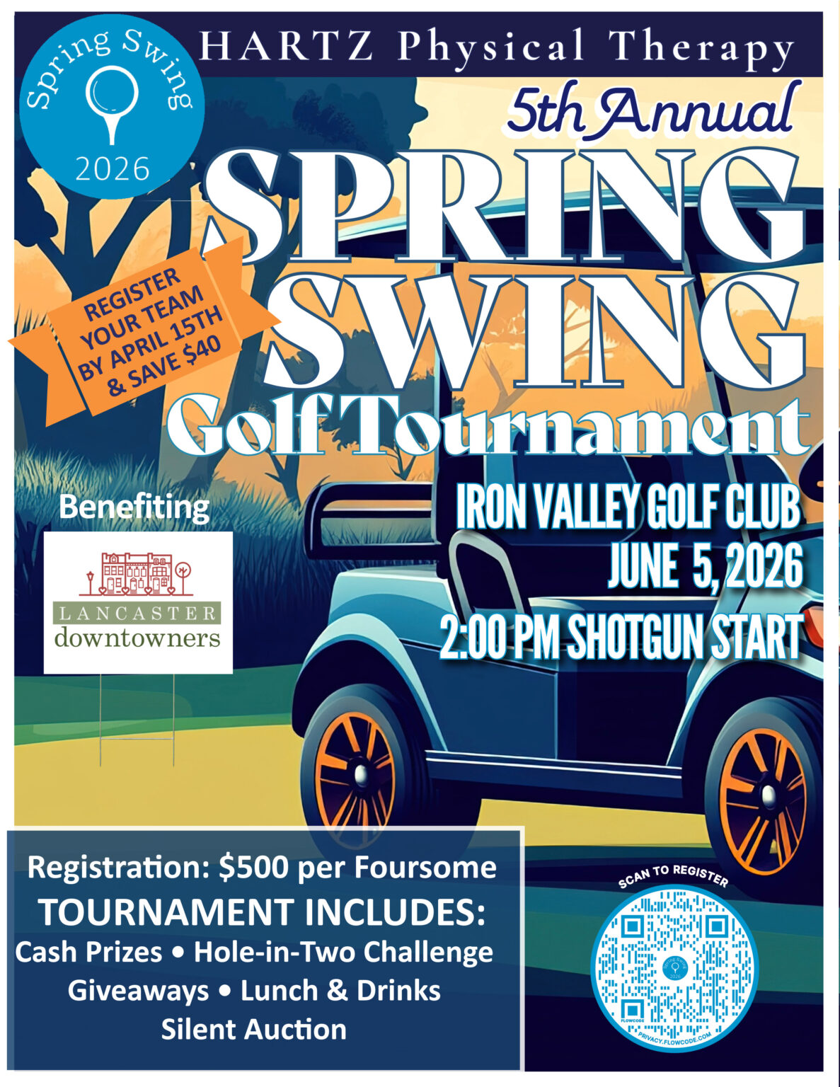2026 Spring Swing Golf Tournament - HARTZ Physical Therapy