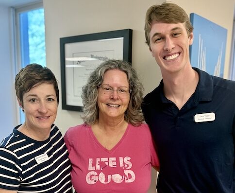 A HARTZ PT Lititz patient celebrating graduation day with their therapists